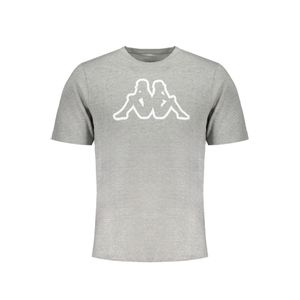 KAPPA GRAY MEN'S SHORT SLEEVE T-SHIRT