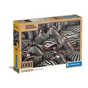 Clementoni Puzzle CL39729 National Geographic Zebre 1000kom
