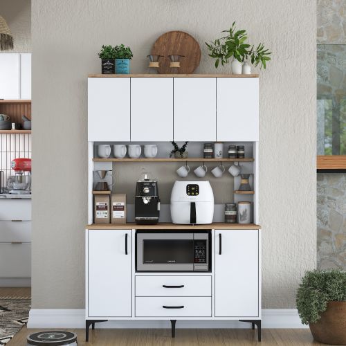 JE168 - 3257 WhiteWalnut Multi Purpose Cabinet slika 1