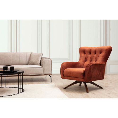 Atelier Del Sofa Fotelja wing SIESTA narančasta, Siesta Armchair - Orange slika 1