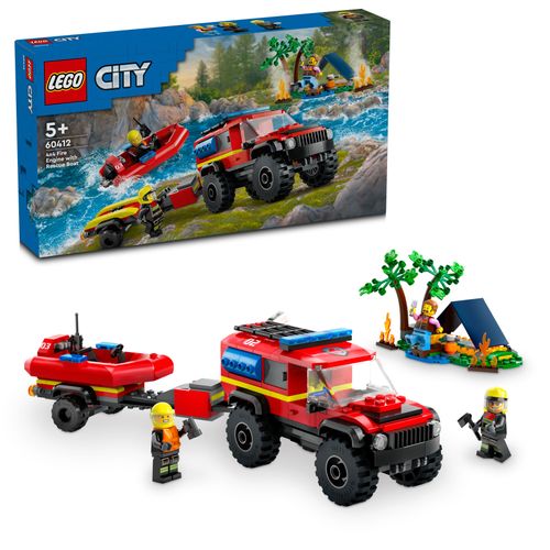 LEGO® CITY 60412 Vatrogasni terenac s čamcem za spašavanje slika 3