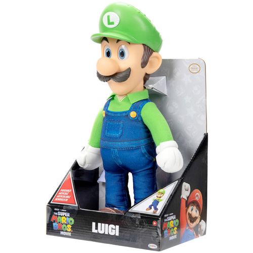 Super Mario Bros The Movie Luigi plush toy 30cm slika 9