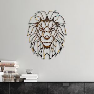 Wallity Metalna zidna dekoracija, Lion - 3
