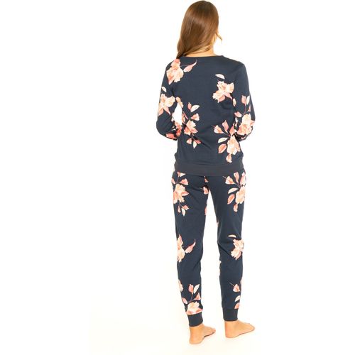 Ženska pamučna pidžama s cvjetnim printom slika 8