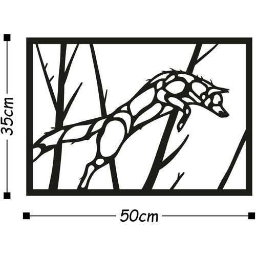 Wallity Metalna zidna dekoracija, Wolf slika 3