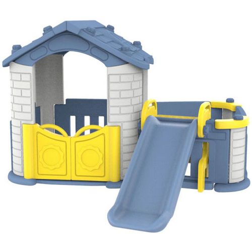 Set HOUSE 5u1 - plavi - plastično dječje igralište slika 2