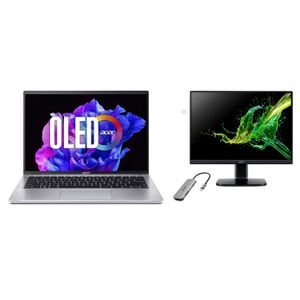 Laptop ACER Swift Go 14 NX.KMZEX.006_B01+ Monitor Acer KA242YEbi 23.8" + 7in1 Type C dongle/mini dock 