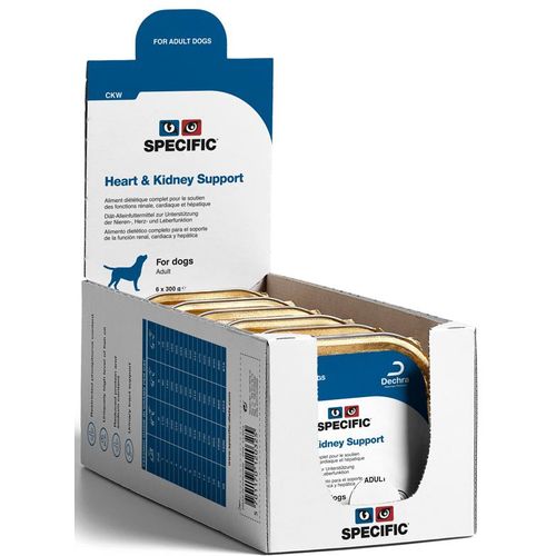 SPECIFIC Dechra Dog Heart and Kidney Support pašteta 6 x 300 g slika 1