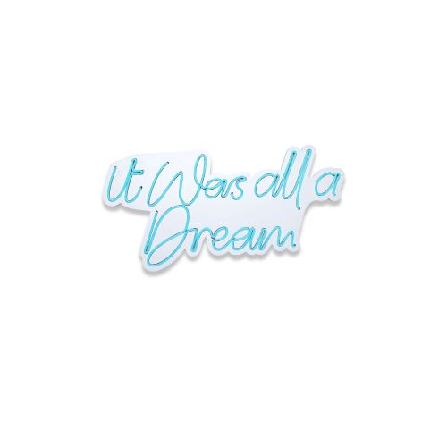 Wallity Ukrasna plastična LED rasvjeta, It was all a Dream - Blue slika 4