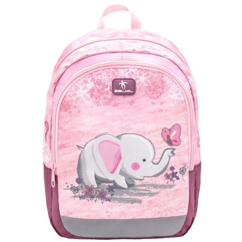 Belmil ruksak za vrtić kiddy pink elephant slika 2