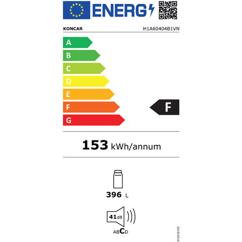 Končar hladnjak H1A60404B1VN slika 3