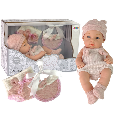 Sweet Baby lutka s kapicom 30cm roza slika 1