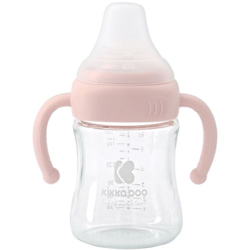 Kikka Boo Staklena flašica 180ml 3m+ Pink slika 1