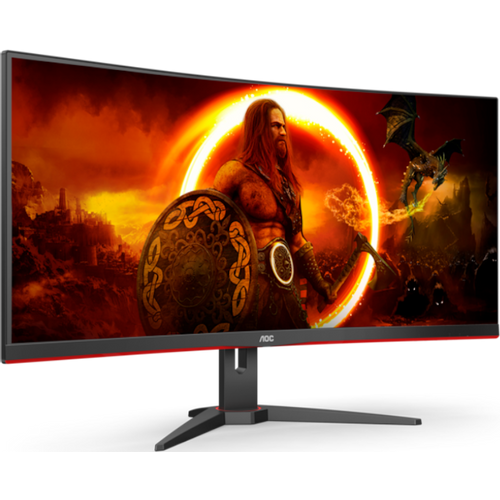 AOC CU34G2XE/BK Monitor 34"/VA,zakrivljen,21:9/3440x1440/144Hz/1ms MPRT/HDMI,DP/freesync/crna slika 2