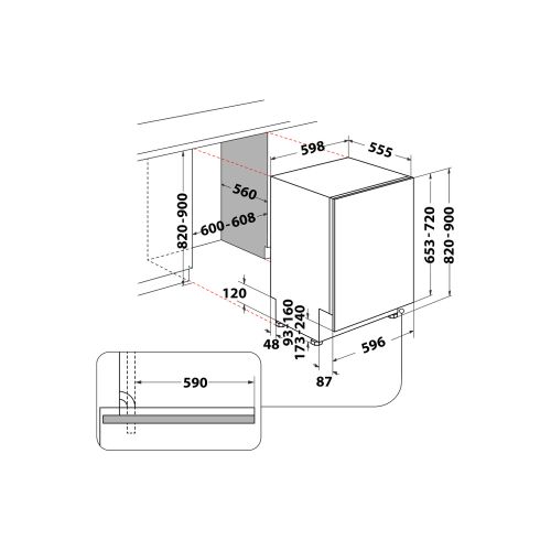 Whirlpool perilica posuđa WI 7020 P slika 12