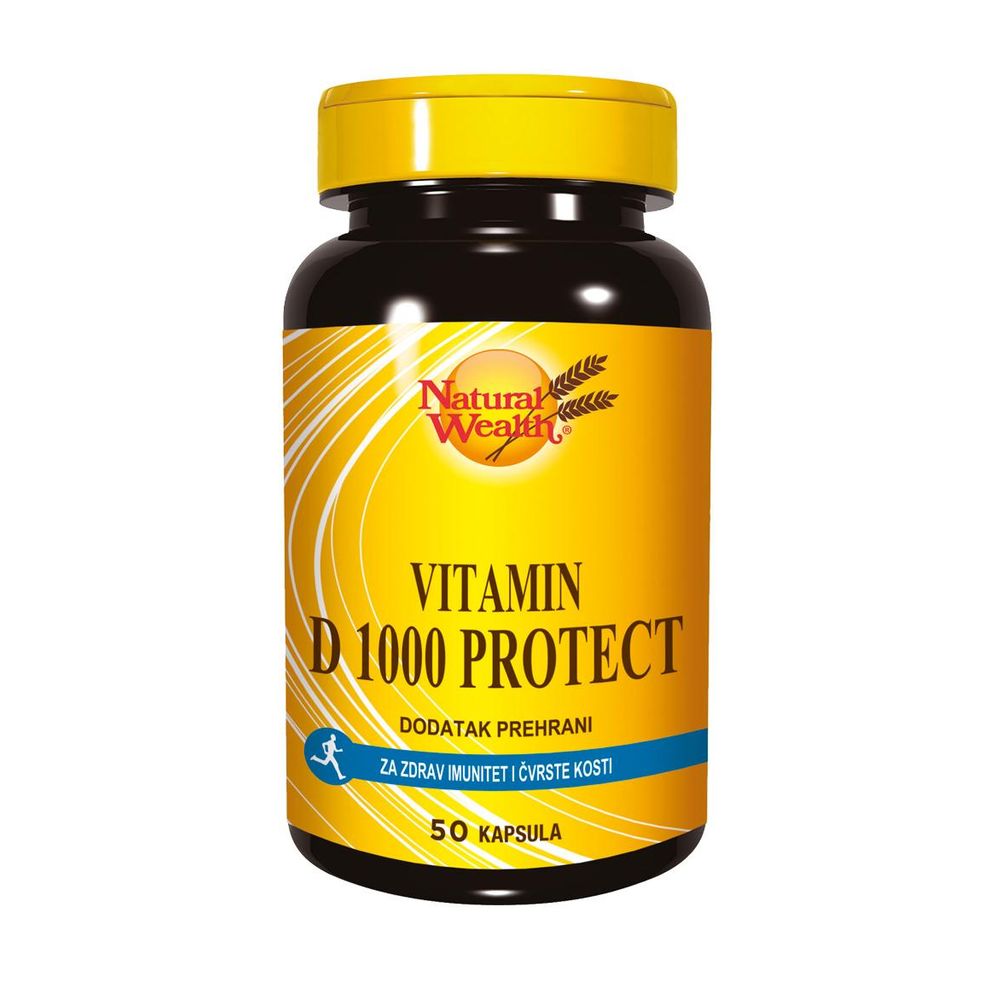 NATURAL WEALTH VITAMIN D 1000 PROTECT CPS A50 slika 1