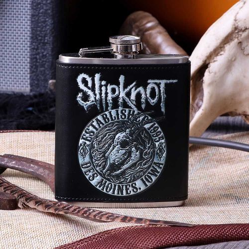 NEMESIS NOW SLIPKNOT - FLAMING GOAT HIP FLASK slika 6