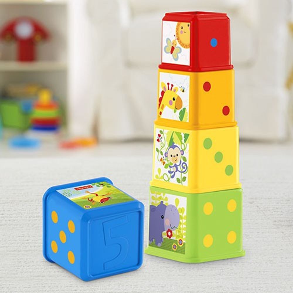 Fisher Price blokovi za slaganje sa životinjama slika 3