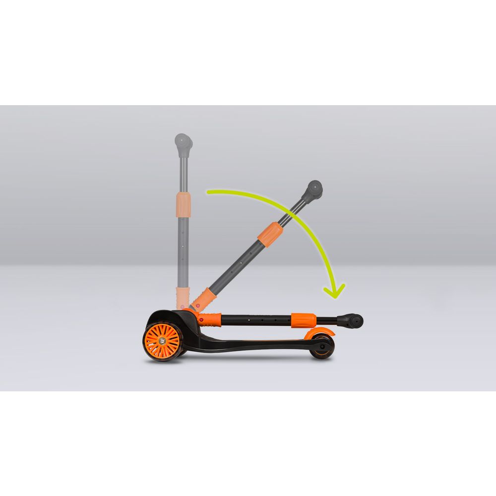 Lionelo Romobil sa LED svjetlima Timmy, Orange-Black slika 9
