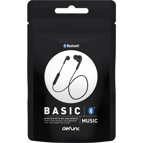 Slušalice - Bluetooth - Earbud BASIC - MUSIC - Black slika 2