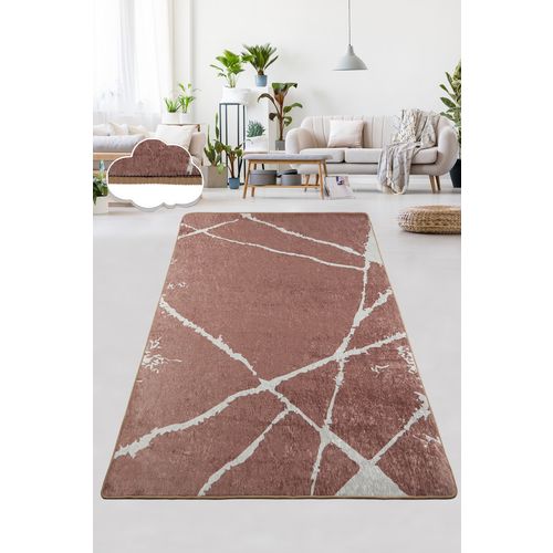 Broken Beige Tile Red Hall Carpet (80 x 100) slika 1