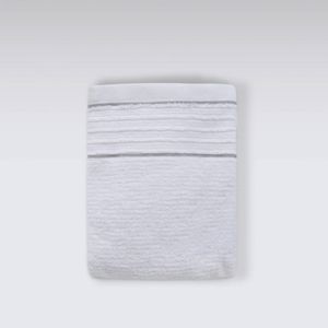 Roya - White (90 x 150) White Bath Towel