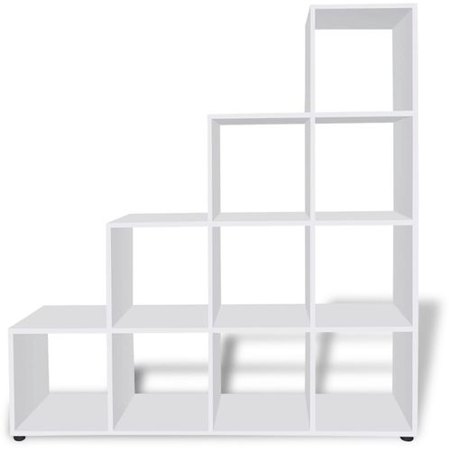 242550 Staircase Bookcase/Display Shelf 142 cm White slika 23