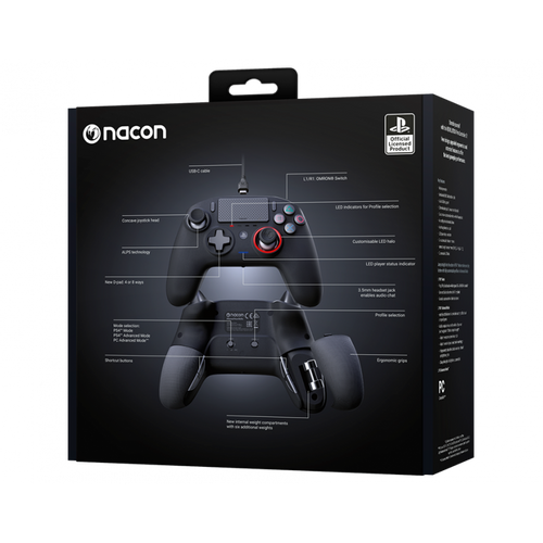 NACON PS4 Revolution Pro Controller V3 Crni slika 3