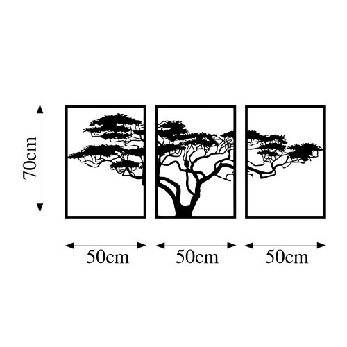 Wallity Metalna zidna dekoracija, Acacia Tree slika 5