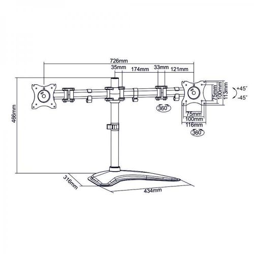 Sbox stalak LCD-F024 slika 2