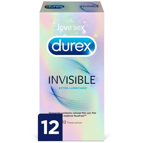 Nevidljivi Kondomi s Dodatnim Lubrikantom Durex (12 uds) slika 1