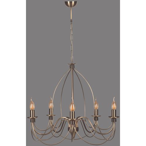 Berfin 5 Li Eskitme Rustik Multicolor Chandelier slika 3