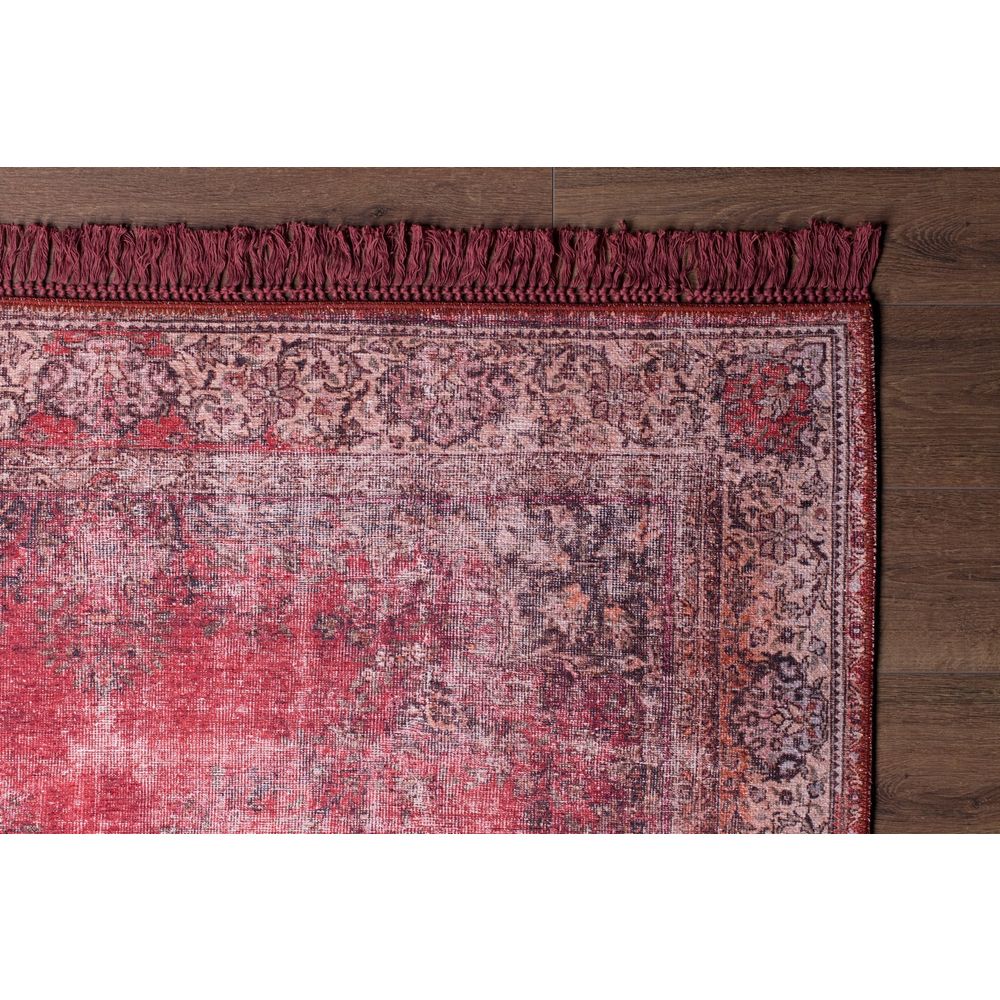 Blues Chenille - Crveni AL 119 Višenamjenski Tepih (75 x 150 cm) slika 3
