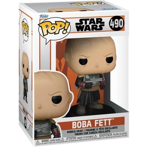 Funko Pop Star Wars: Mandalorian- Boba Fett W/O Helmet slika 2