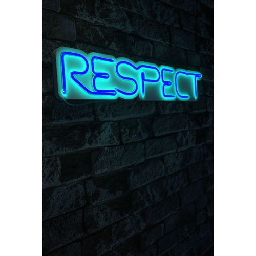 Wallity Ukrasna plastična LED rasvjeta, Respect - Blue slika 8