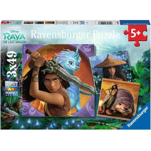 Ravensburger Puzzle Raya i zmaj 3x49kom slika 1