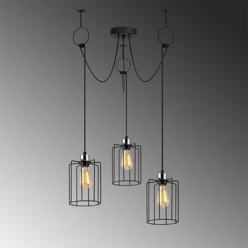 Tel - 6616 Black Chandelier slika 4