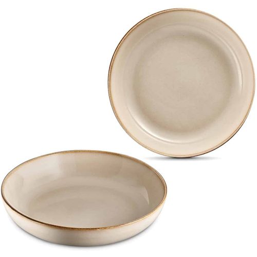 Tanjir soup/pasta 2pcs ivory slika 1