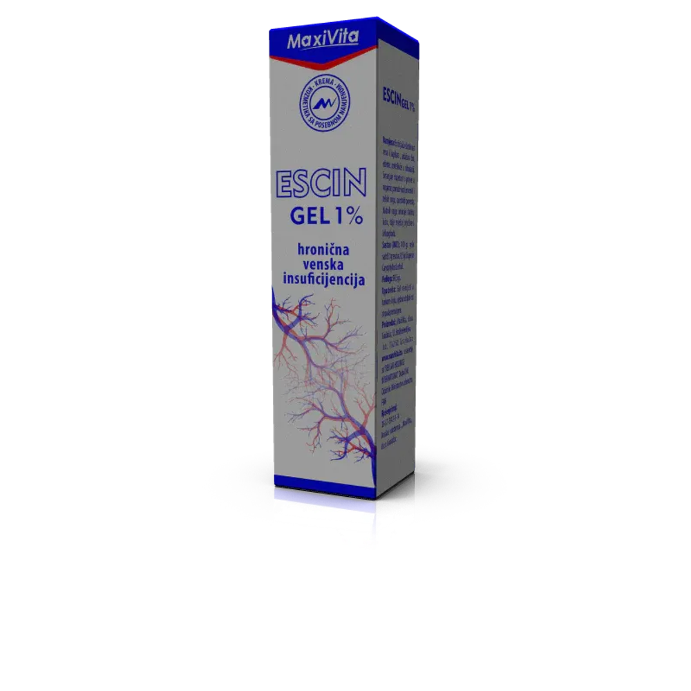 MAXIVITA ESCIN GEL 1% 50G slika 1