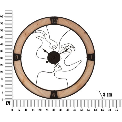 Mauro Ferretti Zidni sat par Ø60x3 cm slika 6