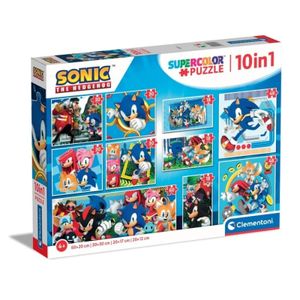 Clementoni CL80508 Puzzle 10 u 1 Sonic