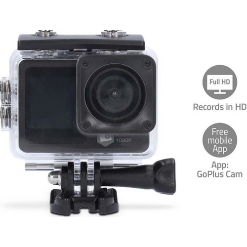 ACAM31BK Dual screen action cam with HD 1080p@30fps resolution Nedis slika 1