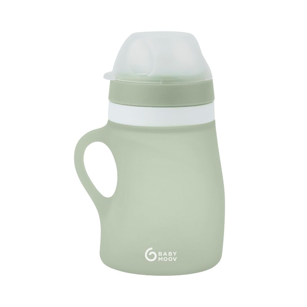 Babymoov Ergonomska silikonska bočica 150ml - Green slika 1