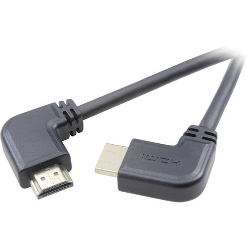 SpeaKa Professional HDMI priključni kabel HDMI A utikač, HDMI A utikač 1.50 m crna SP-1301384 audio povratni kanal (arc), pozlaćeni kontakti, Ultra HD (4K) HDMI HDMI kabel slika 1