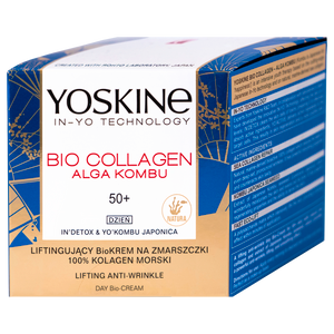 Yoskine Bio Collagen Alga Kombu dnevna krema protiv bora za lice, 50 +, 50 ml