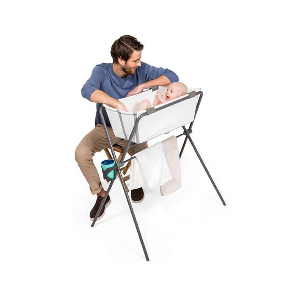 Stokke Sklopiva kadica za bebe Flexi Bath, Siva slika 4