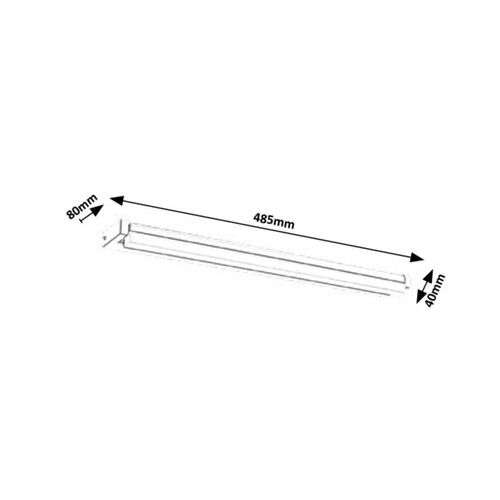 Rabalux Cedric nadgradne lampe, hrom, LED 8W slika 4