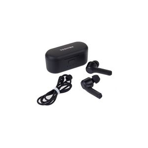 TOSHIBA slušalice Earbuds AirPro, BT, vodootporne, HandsF, crne RZE-BT1000E