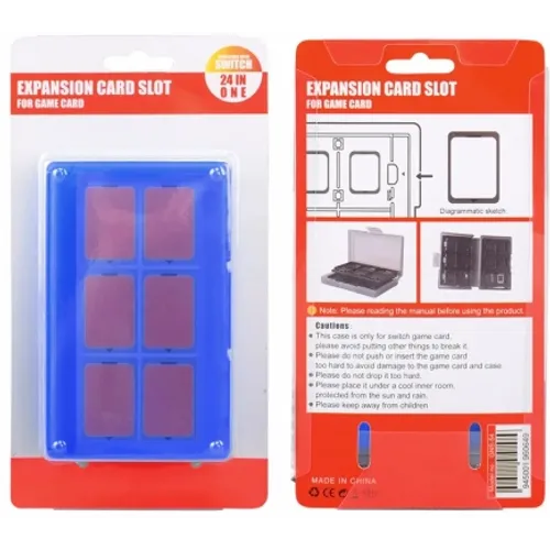 24in1 Switch Game Card Case Box for Nintendo Blue slika 1