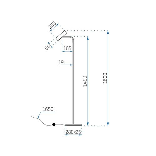 App965-1F Crna svjetiljka slika 6